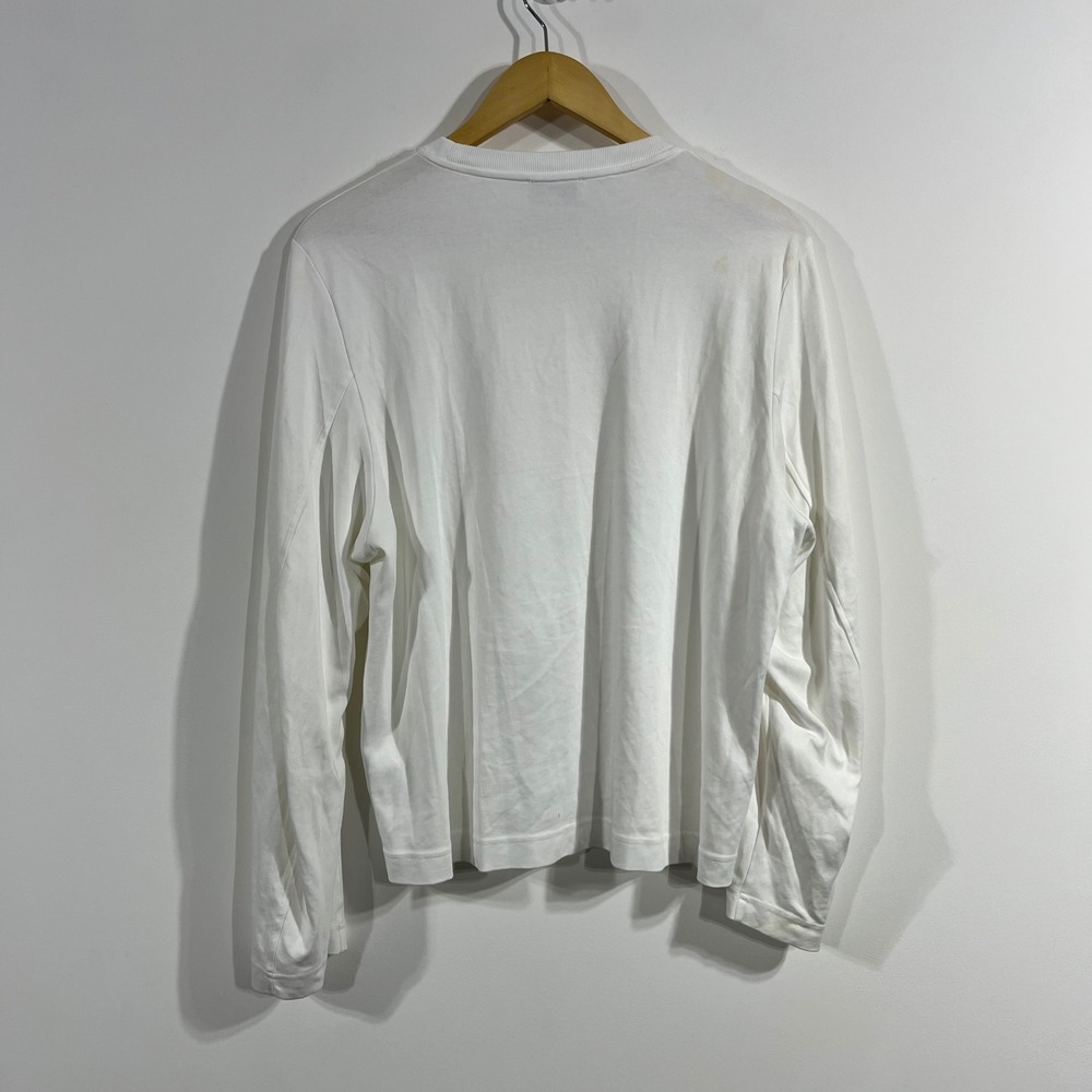 COS Old Money Minimalist Preppy Cotton T-Shirt Crew Neck Casual Mens Medium - Picture 4 of 10